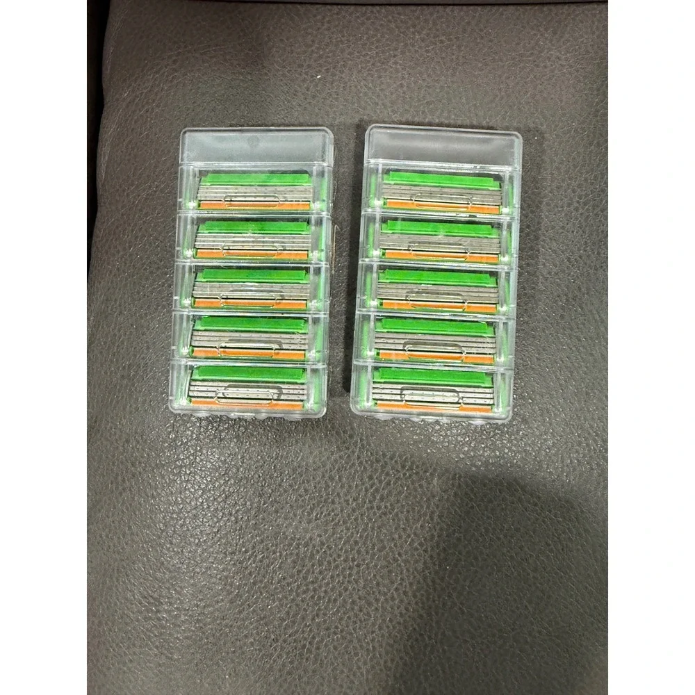 Gillette‎ Fusion5 Mens Razor Blade Refills 10 Count 2 Packs of 5 Cartridges New